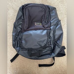 Black Training Backpack with Multiple Pockets